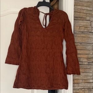 No Boundaries Rust Swim Coverup